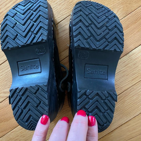 Last Pair!  Sanita Marcelle Clog Mary Jane - Black - Picture 3 of 8